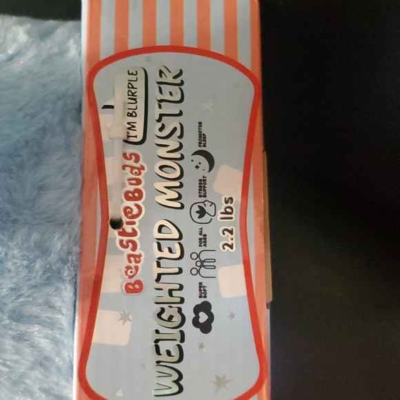 2.2 Lbs Weighted Monster Home Comfort Stress Support Promotes Sleep Blurple - Picture 9 of 16